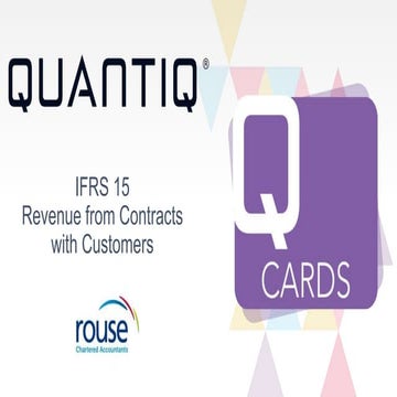 IFRS 15 is coming: prepare now