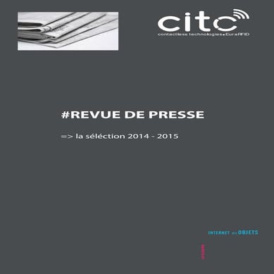 Revue de-presse 2014-2015 CITC-EuraRFID