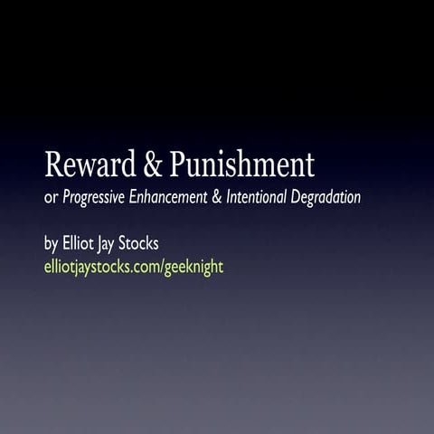 Reward & Punishment