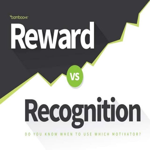 Reward Vs Recognition: Do You Know When To Use Each Motivator?