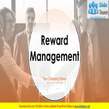 Reward Management PowerPoint Presentation Slides 