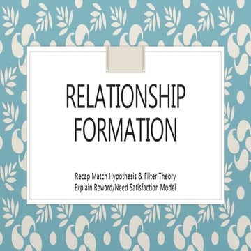 Reward:need satisfaction theory