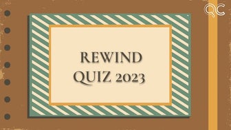 Rewind Quiz 2024, Quiz Club NITW (2023 Edition)
