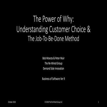 Bob Moesta | JTBD Workshop