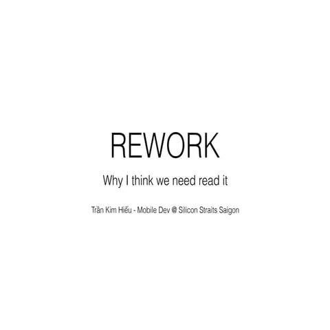 Rework book Review.