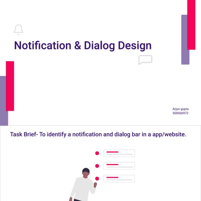Notification & Dialog Design | PDF