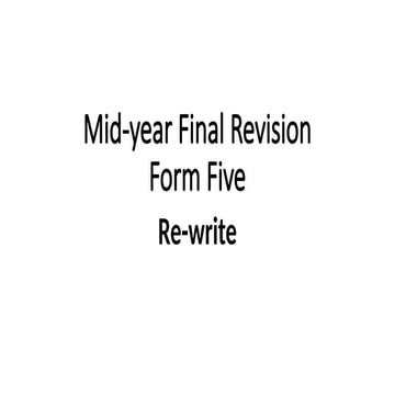 Rewrite audio.pptx mid year final revision | PPTX