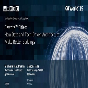 Rewrite™ Cities: How Data and Tech-Driven Architecture Make Better Buildings