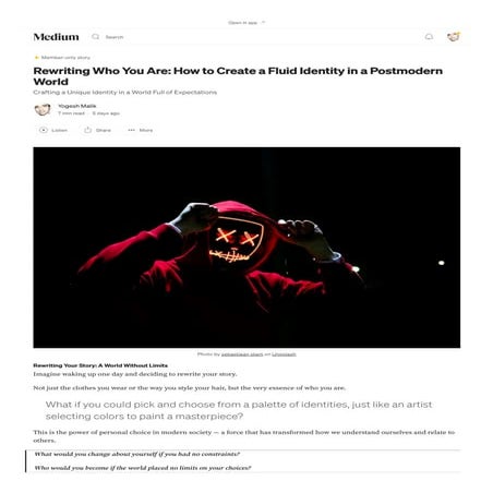 Rewriting Who You Are_ How to Create a Fluid Identity in a Postmodern World _...