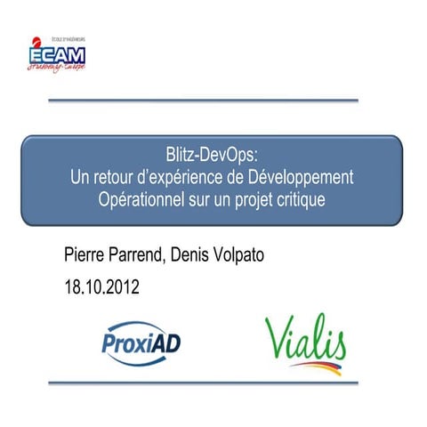 Retour d'expérience dev-ops AT-strasbourg 20121018