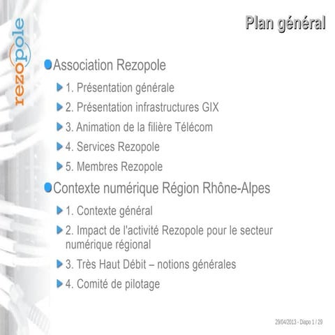 Rezopole LyonIX : TunIXP workshop