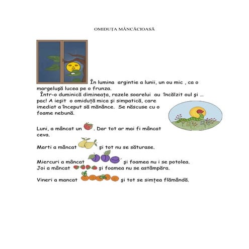 Rezumat povestire, compunere, figuri de stil