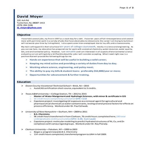 Thomas Goodall Professional Resume Redesigned | DOCX