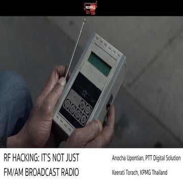 RF Hacking Red Pill 2017 | PDF