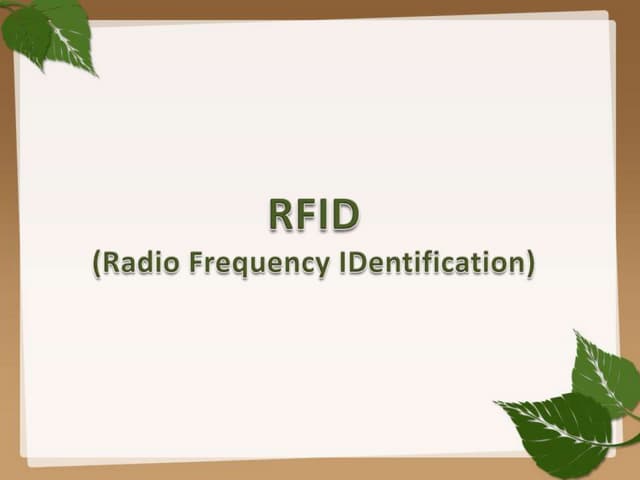 Rfid