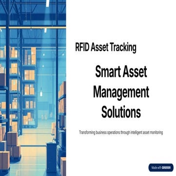 RFID Asset Tracking | Smarter Asset Management