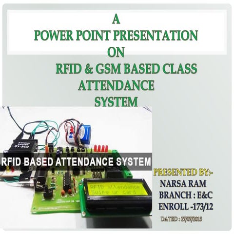 Rfid and gsm based cas