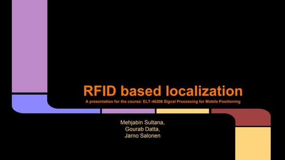 Mobile robot localization using the phase of passive uhf rfid signals | PDF