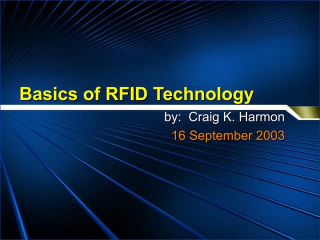 Rfid Basics Qed