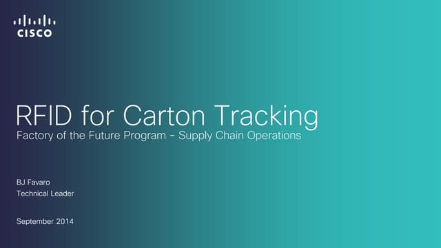 Rfid for carton tracking v8