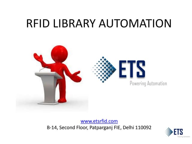 RFID Library Automation - ETS RFID