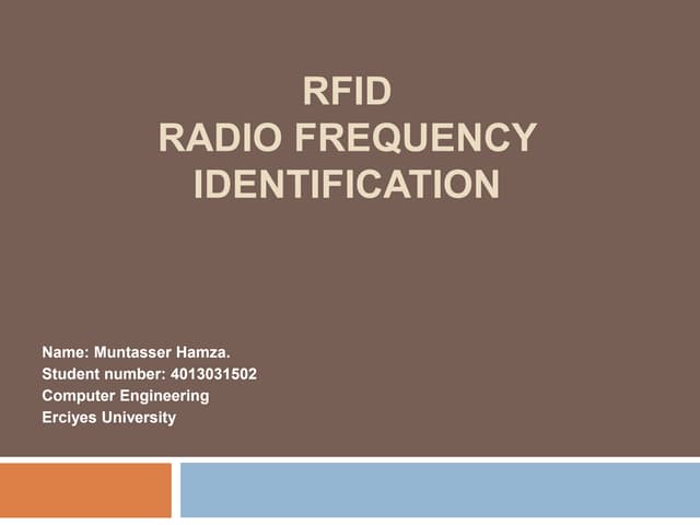 Rfid montaser hamza iraq