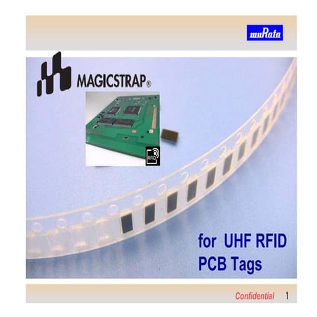 RFID PCB Tag (UHF) with Magicstrap 2011 All 2.0 | PDF