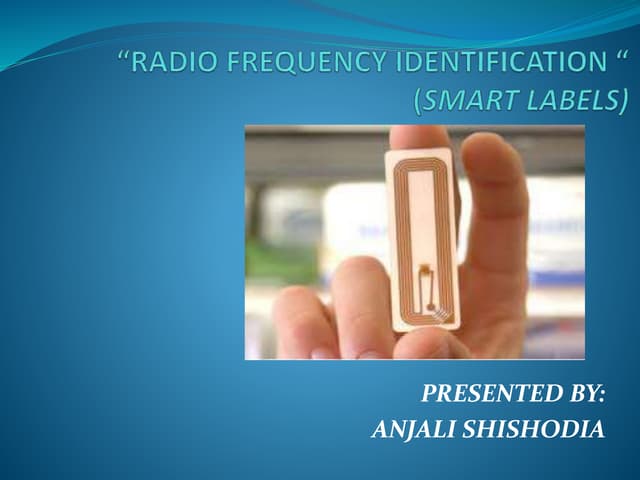 Rfid ppt anjali 12mt07ind002  