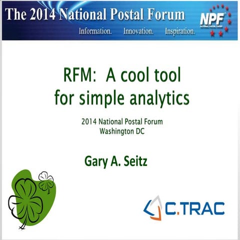 RFM: A Cool Tool for Simple Analytics