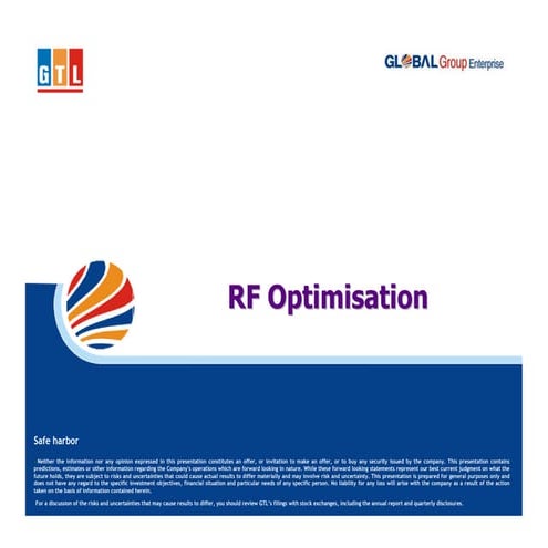 Rf optimisation