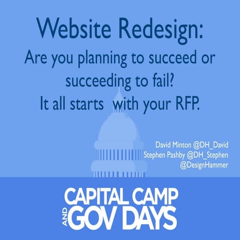 Website Redesign: Are You Planning To Succeed Or Succeeding To Fail? It All S...