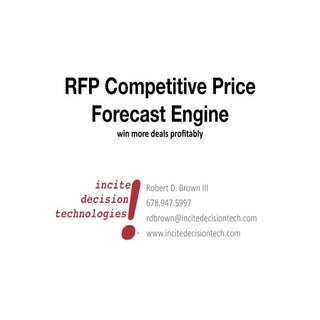 RFP Competitive Price Forecasting E...