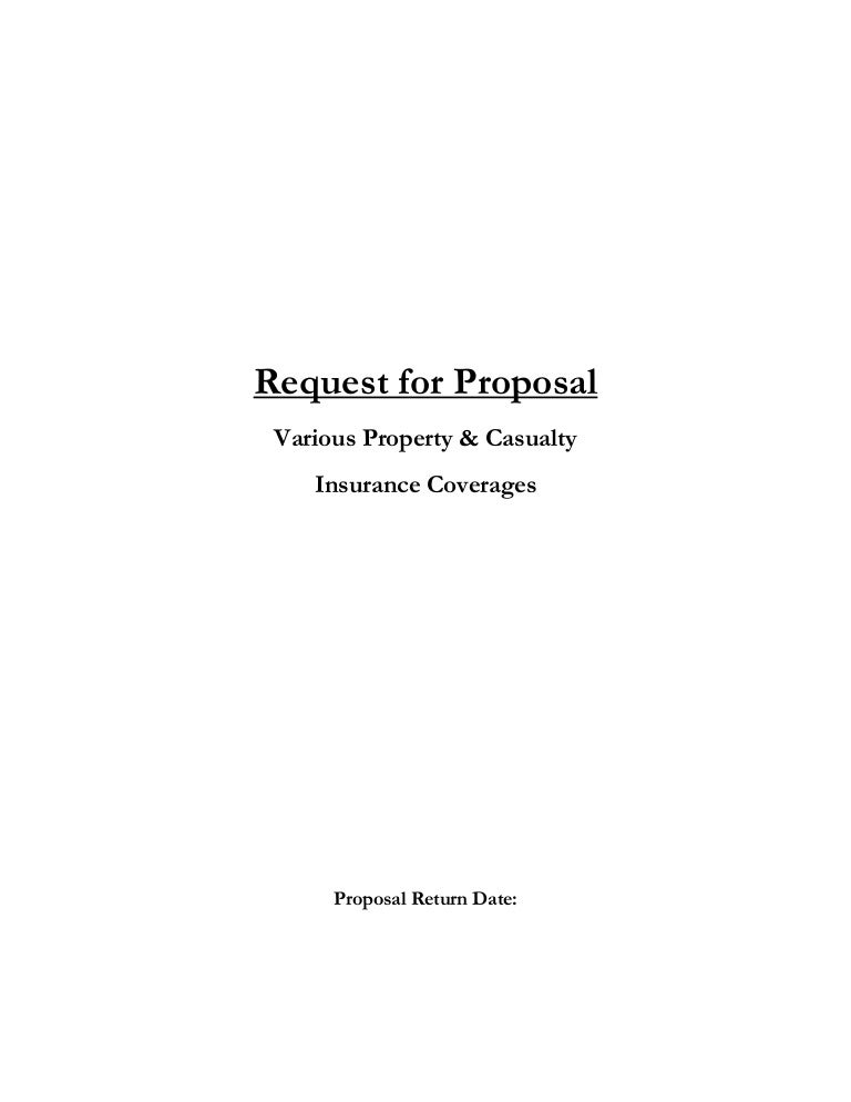 Insurance Proposal Template