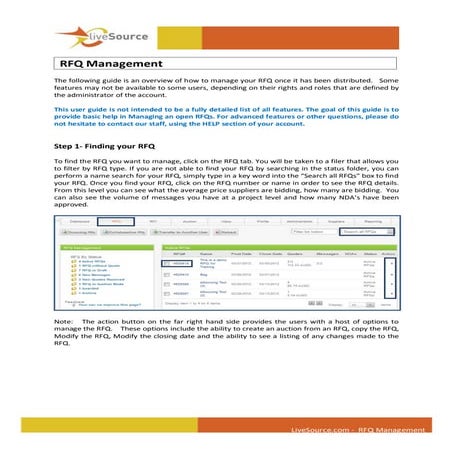 Rfq management | PDF