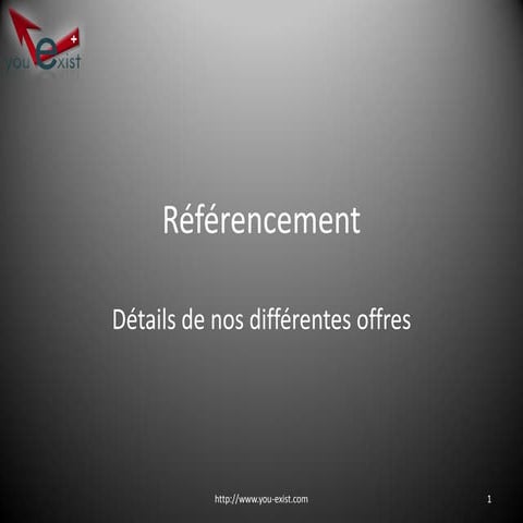Offre Référencement