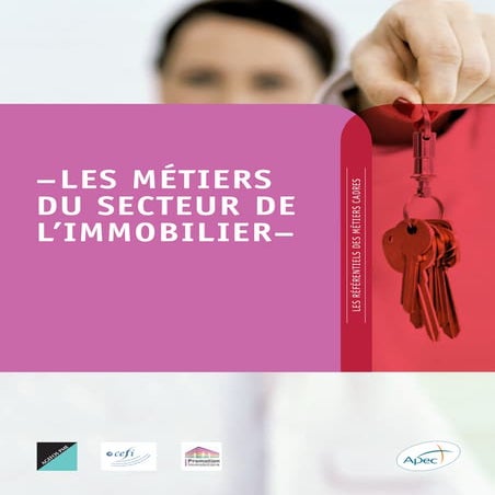 Etude Apec - Référentiel des métiers cadres de l'immobilier