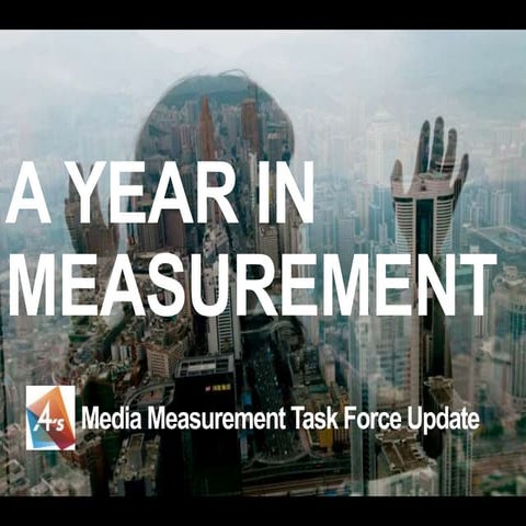 4A's Measurement Task Force Update_Rgagnon media measurement task force