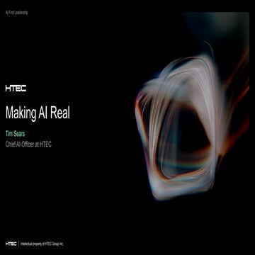 [DSC Europe 25] Tim Sears - Making AI Real: From Research to Impact.pptx