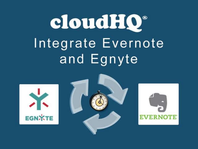 Integrate Evernote and Egnyte