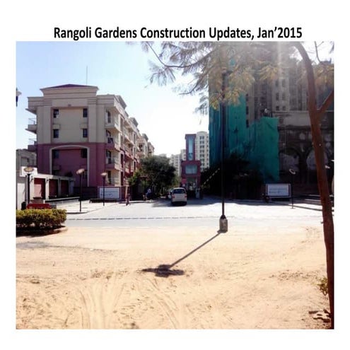 Rangoli Gardens Construction updates for March'2015 | PDF