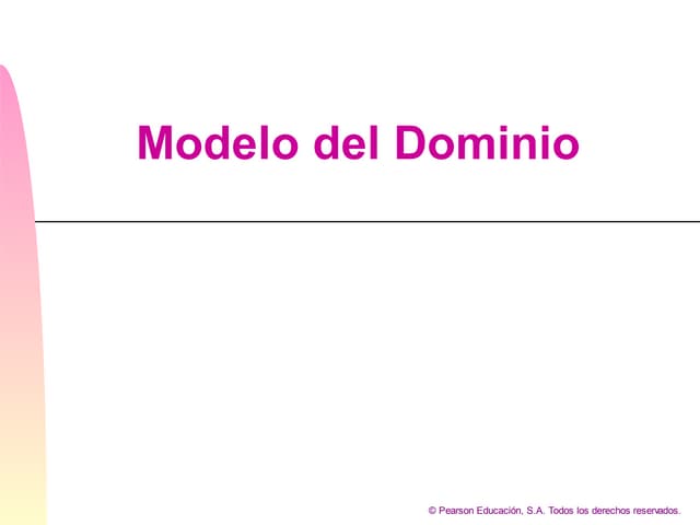 Modelo del dominio