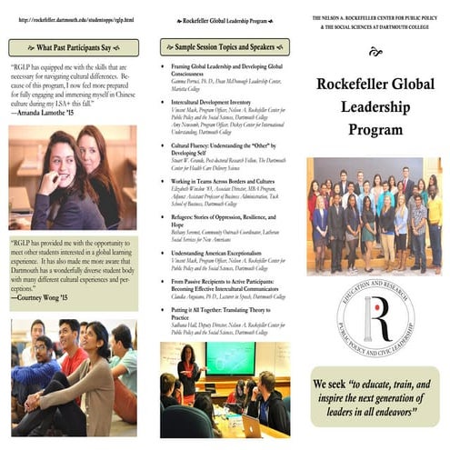 Management and Leadership Development Program Brochure