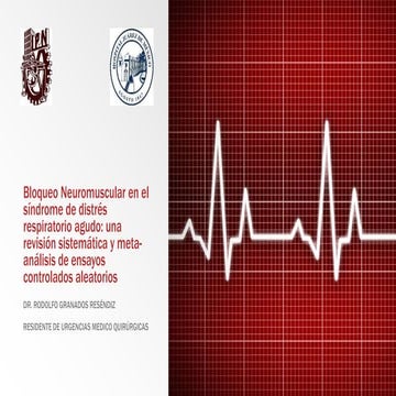 Bloqueo Neuromuscular en SIRA 