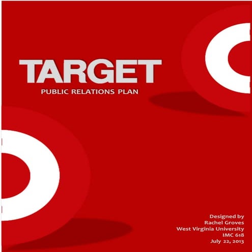 Public Relations Plan for Target