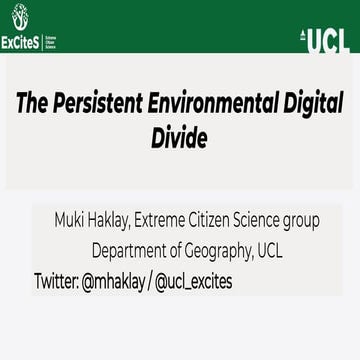 The persistent environmental digital divide(s) -RGS-IBG 2018