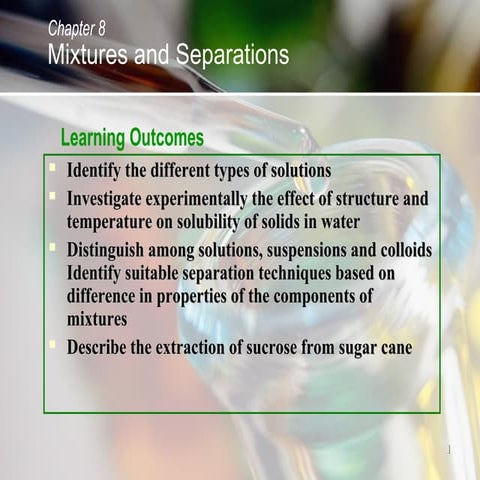 C08 mixtures and separations
