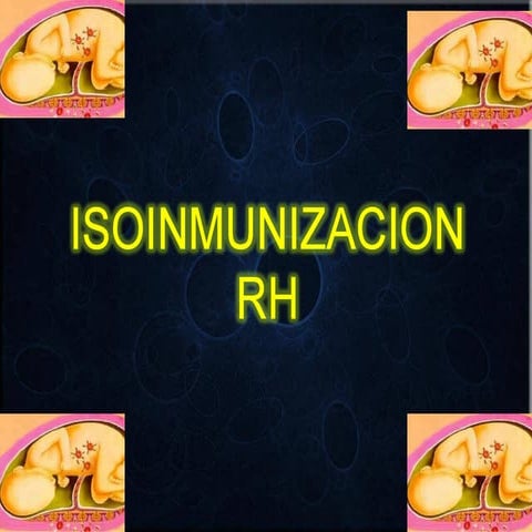 isoinmunizacion Rh
