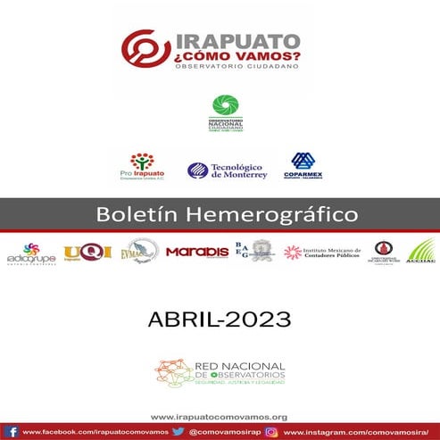 REPORTE HEMEROGRÁFICO ABRIL 2023