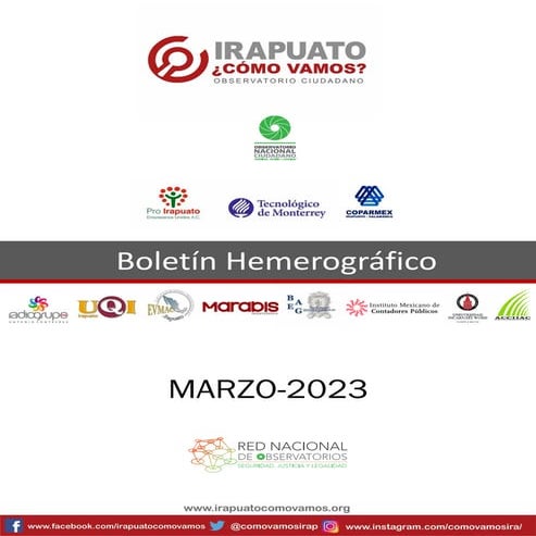 reporte hemerográfico marzo 2023