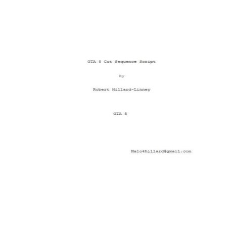 Rh l gta 5 script sequence